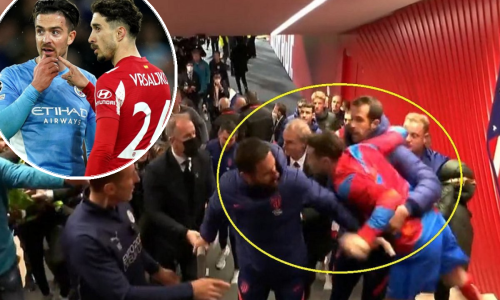 [VIDEO/FOTO] Totalni kaos u Madridu! Šime Vrsaljko želio tući igrače Cityja, gađao ih je flašom i pljuvao; smirio se tek kad je intervenirala policija