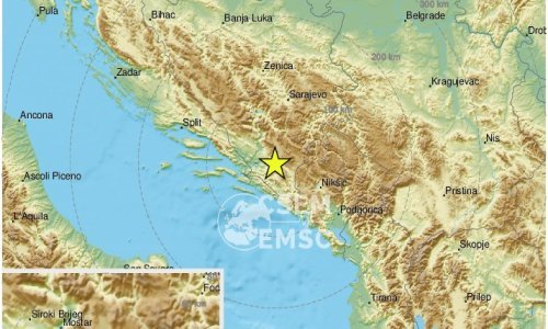 U Hercegovini novi snažan potres 4.8 stupnjeva Richtera, slab potres kod Siska