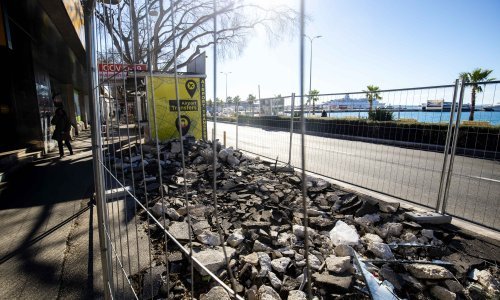 Novi cirkus u Splitu: Šetnica u strogom centru grada zbog smjene vlasti bit će asfaltirana, a nakon izbora vjerojatno opet raskopana