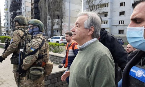 Kijev pogođen s dva projektila tijekom posjeta Guterresa