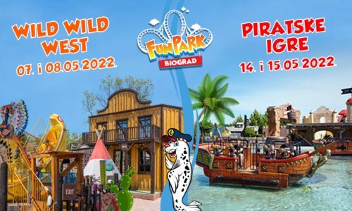 Nakon spektakularnog otvorenja sezone, zabava u Fun Parku Biograd seli na Divlji Zapad, a potom na Piratska mora!