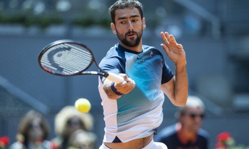 [FOTO] Marin Čilić ispustio trećeg tenisača svijeta; jedan od ključnih poena u meču odlučio vrh mreže pa Hrvat napušta Madrid s malo manje od 50 tisuća eura