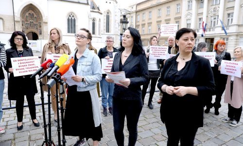 [FOTO/VIDEO] Udruge civilnog društva: Zahtijevamo hitnu medicinsku skrb za Mirelu Čavajdu, a odgovorne treba kazniti
