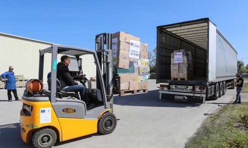 Hrvatski Caritas uputio 14. tegljač humanitarne pomoći u Ukrajinu