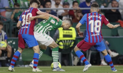 [FOTO] Barcelona slavila na teškom gostovanju kod Betisa; pobjedu Kataloncima u zadnjoj minuti sjajnim golom donio Jordi Alba