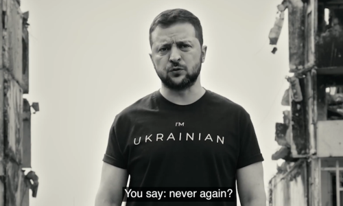 Emotivno obraćanje ukrajinskog predsjednika: Kažete: nikad više? Recite to Ukrajini
