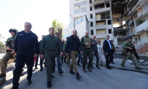 Charles Michel posjetio Odesu: Došao proslaviti Dan Europe pa trčao u sklonište