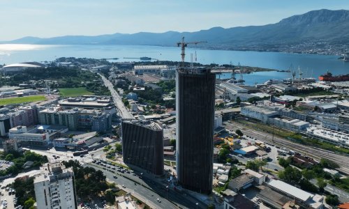 Dalmatia Tower postigao punu visinu od 135 metara, sad je i službeno najviši neboder u Hrvatskoj