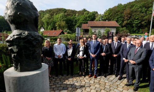 [FOTO/VIDEO] Plenković u Velikom Trgovišću: Tuđman je istinski mudro vodio Hrvatsku 90-ih
