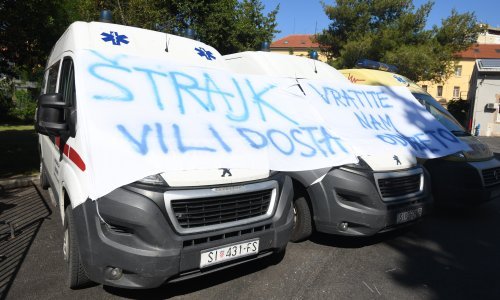 Udruga za prava pacijenata pozvala vozače saniteta: Zaustavite štrajk, vjerojatno ste predivjeli da ćete biti direktni krivci za štetu nastalu pacijentima