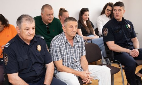 [FOTO] Ubojica bivše partnerice u splitskoj trgovini na suđenju: Nisam to napravio s namjerom