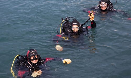 Jarboli, ograde, gume... Ronioci s morskog dna splitske Luke izvukli tonu i pol krupnog otpada