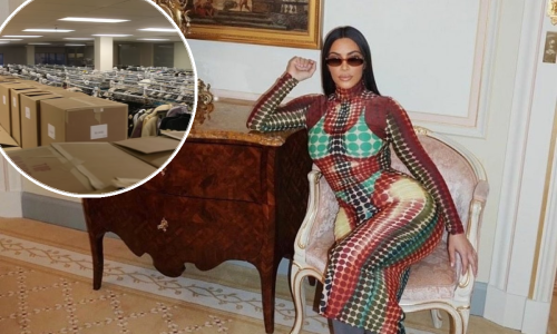 Zavirite u ogromno skladište u kojem Kim Kardashian čuva preko 30 tisuća odjevnih komada koje više ne nosi