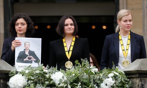 Oporbene čelnice Bjelorusije dobitnice nagrade Karlo Veliki; njemačka ministrica: Najhrabrije žene u Europi