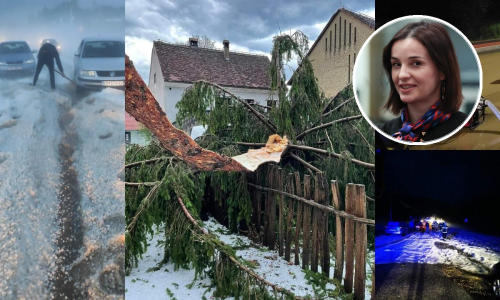 Strašne posljedice nevremena i tuče koja je poharala Zagrebačku županiju, ministrica uvjerava: Znanost tvrdi da protugradne rakete ne pomažu