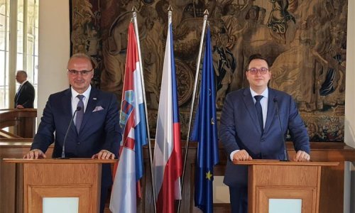 Šef diplomacije u Pragu se sastao s češkim kolegom, razgovarali o ratu u Ukrajini, dotaknuli se i Balkana