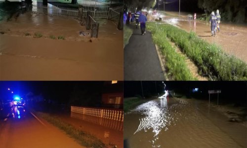 [FOTO] Olujno nevrijeme protutnjalo istokom Hrvatske; obilne kiše 'potopile' požeški kraj; vatrogasci pomagali i u okolici Belišća