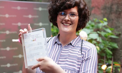 [FOTO] Dobitnica 15. književne nagrade tportala je Marija Andrijašević za roman 'Zemlja bez sutona'