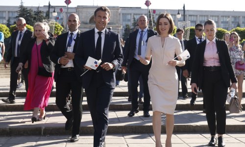 Macron: Nastojanje Moldavije da se pridruži EU-u savršeno je legitimno