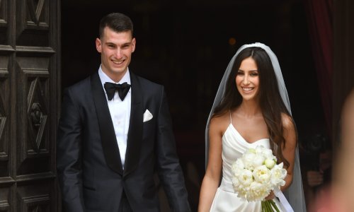 Zadarska svadba godine: Vjenčali se Dominik Livaković i Helena Matić