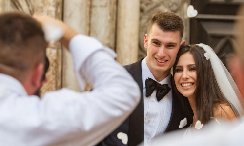 [FOTO] Nove fotografije s vjenčanja Dominika Livakovića i Helene Matić ostavit će vas bez riječi