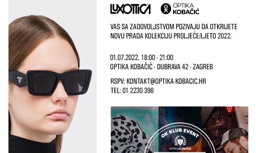 Party i Prada corner u novoj poslovnici Optike Kobačić