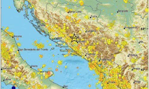 Seizmološki aktivni Balkan: Od 1960. najviše potresa bilo je na jugu, najjače treslo u Crnoj Gori