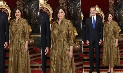 Haljina Sanje Musić Milanović bila je na visini zadatka; lijepo joj stoji i prezentirala je Hrvatsku baš kako treba, u svakom slučaju, bolje od supruga