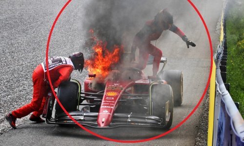 [VIDEO/FOTO] Potreseni Carlos Sainz oglasio se nakon jezive nesreće; u posljednji trenutak uspio je iskočiti iz zapaljenog bolida