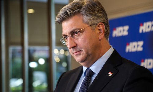[FOTO] Plenković nakon sjednice vrha HDZ-a: 'Glavna vodilja kampanje na izborima u Splitu bila je enormna mržnja'