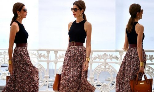 Formula za laskav izgled: Evo kako zrele dame trebaju nositi midi suknju s ravnim sandalama