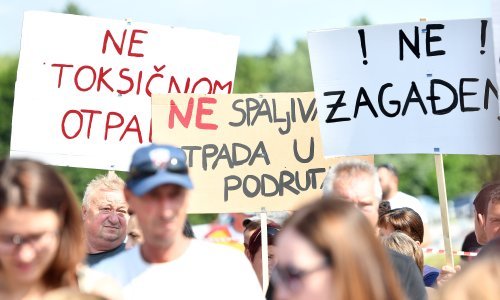 Stanovnici Podruta izišli na ulice, ne žele spalionicu smeća