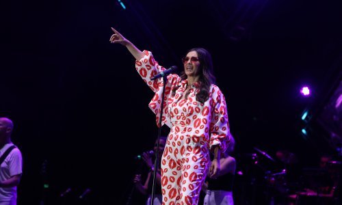 Njezin najotkačeniji stajling u karijeri: Nina Badrić za nastup u Splitu uvukla se u nesvakidašnji uzorak