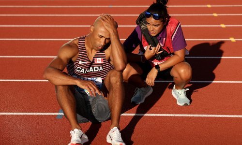 Srce mu je puklo od tuge; bio je favorit za zlatno odličje, a onda mu se ovo dogodilo za vrijeme utrke i to je bio kraj