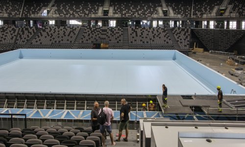 Spaladium arena pretvara se u najveći zatvoreni bazen u Hrvatskoj: Donosimo detalje operacije teške tri milijuna kubika vode i otkrivamo kamo će sa školjkama