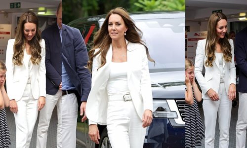 Investicija koja se isplati: Kate Middleton osvanula u bijelom odijelu od 17 tisuća kuna koje nosi već godinama