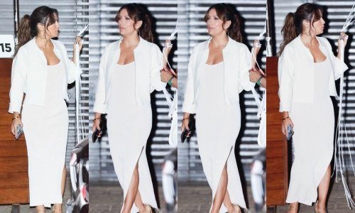 Ne skida se iz bijelog: Eva Longoria servirala još jedan večernji stajling u omiljenoj boji