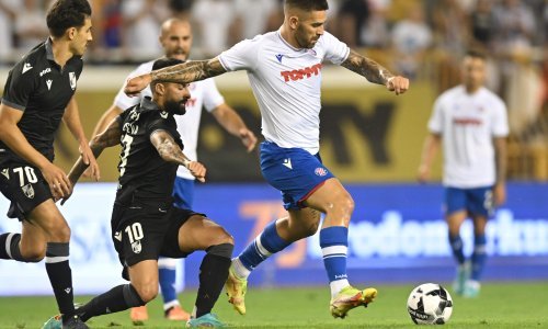 [VIDEO] Hajduk je s tri gola šokirao Portugalce i vratio se iz rezultatskog minusa; pogledajte golove Sahitija, Melnjaka i Krovinovića