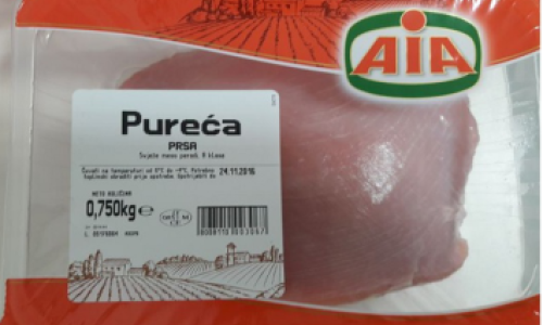 Salmonela i u purećim prsima iz Spara