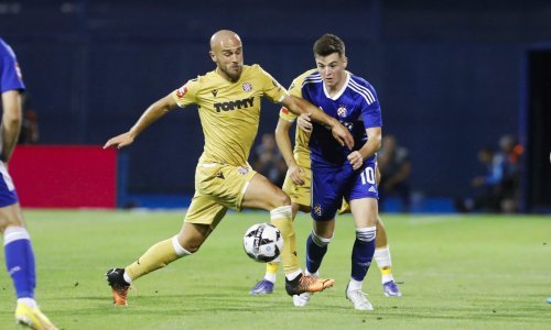 Kakva golčina Martina Baturine za izjednačenje na Maksimiru; pogledajte kako je skinuo paučinu iz desnog kuta Kalinićevog gola