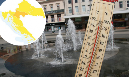 [FOTO] Za dijelove Hrvatske izdan narančasti meteoalarm! Nakon paklenog četvrtka stiže osvježenje, evo gdje će padati kiša