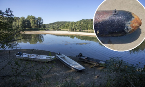 Prolaznik u Dravi kod Osijeka našao zrakoplovnu bombu od 150 kilograma