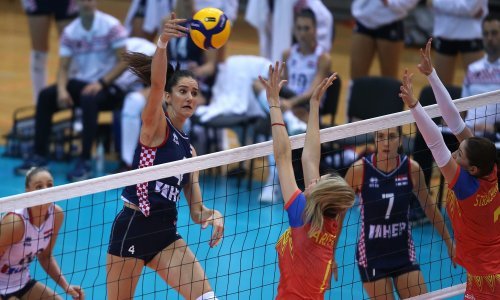 [FOTO] Hrvatske odbojkašice svladale Rumunjke i tako praktički osigurale nastup na Europskom prvenstvu