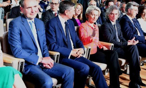 [FOTO] Von der Leyen na Bledu najavila reformu tržišta električne energije