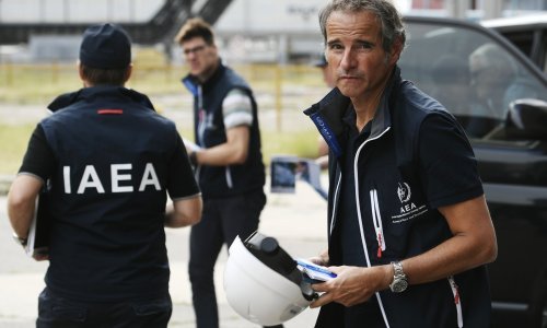 [FOTO] Direktor Grossi: Misija IAEA ostaje u nuklearki Zaporižja koja se nalazi u epicentru ratnih sukoba