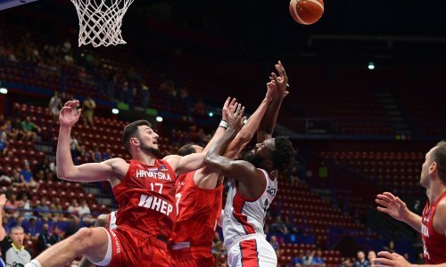 [FOTO] Moglo je i uvjerljivije, ali... Hrvatski košarkaši ostvarili prvu pobjedu; pala je najslabija reprezentacija naše skupine