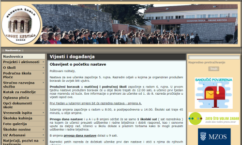 Za nevjerovati: Zadarska škola od roditelja traži bjanko zadužnicu od 5000 kuna i ovjeru kod bilježnika za prehranu