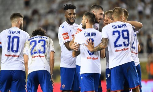 SuperSport Hrvatska nogometna liga, 8. kolo, Hajduk - Slaven Belupo 5:1, 4.9.2022., video sažetak
