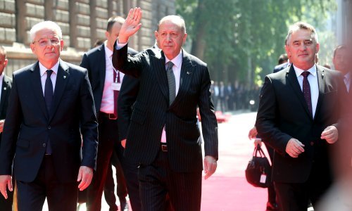 [FOTO/VIDEO] Erdogan u Sarajevu: 'Protivimo se bilo kakvim intervencijama u Izborni zakon'