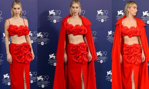 Kreacija koja jamči poglede: Lijepa plavuša smjelom kreacijom istaknula vitak struk